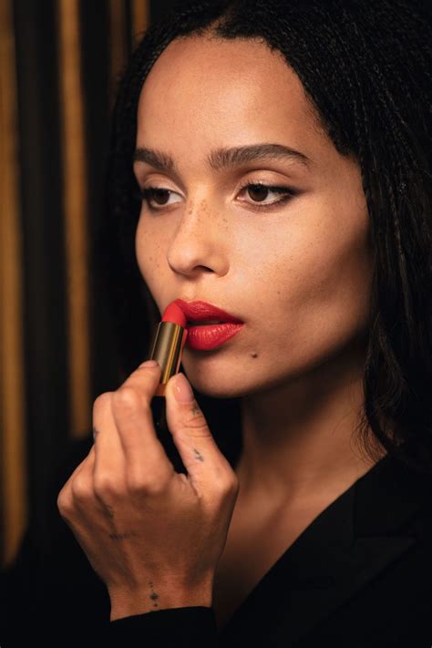 ysl è zoë kravitz|zoe kravitz lipstick.